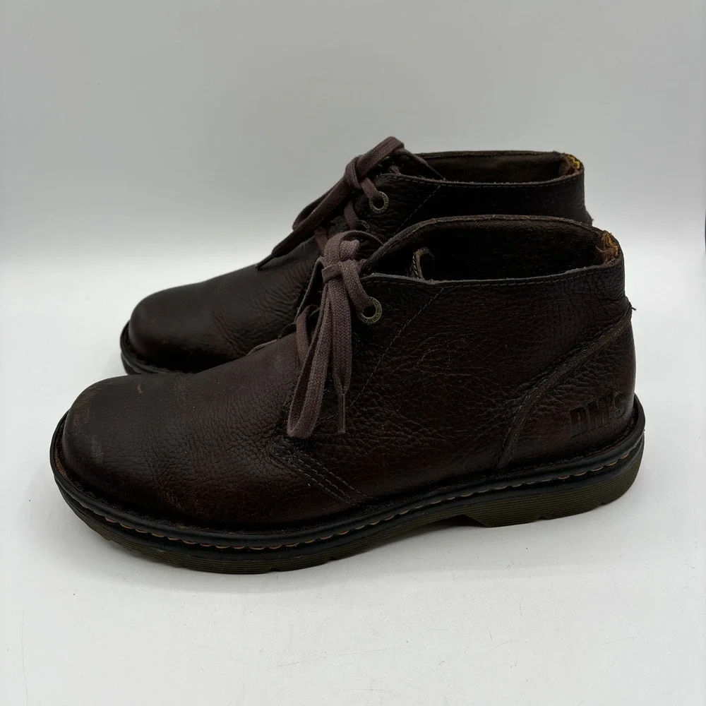 Dr Martens Sussex Chukka Boots Men's 8 Bear Track Brown Leather Industrial READ‎